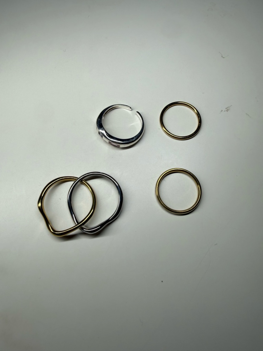 Set of 4 Rings Thrifted from Spain